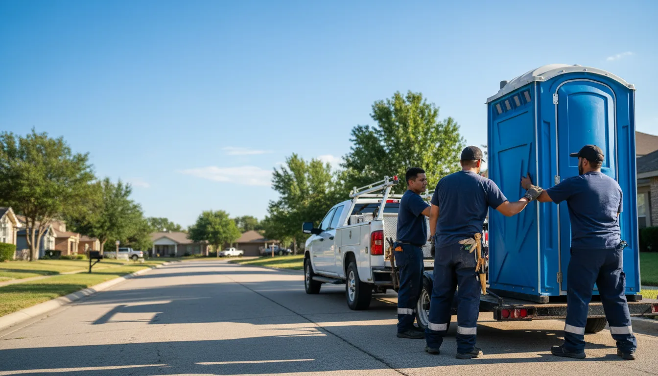 Portable Toilet Rental in Orange, TX near me